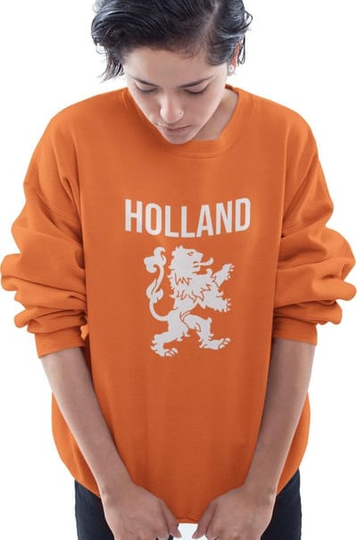Oranje EK WK Koningsdag Trui Holland (MAAT XS - UNISEKS FIT) | Oranje kleding / sweaters | WK Feestkleding