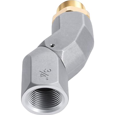 Brandstofslang Zwenkstuk 3/4 Inch NPT Schroefdraad Zinklegering Brandstofoverdrachtspomp 360 Roterende Connector voor Huis Boerderij Benzinestation Auto