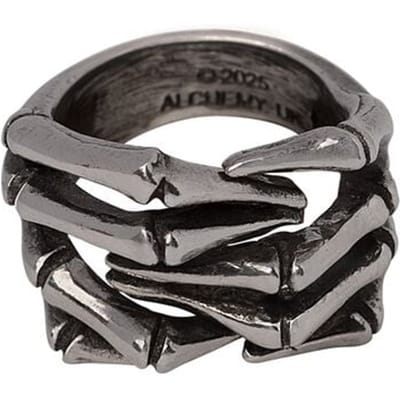 Alchemy Gothic - Gothic Ring - Mrs. Mothersole´s Curse - zilverkleurig