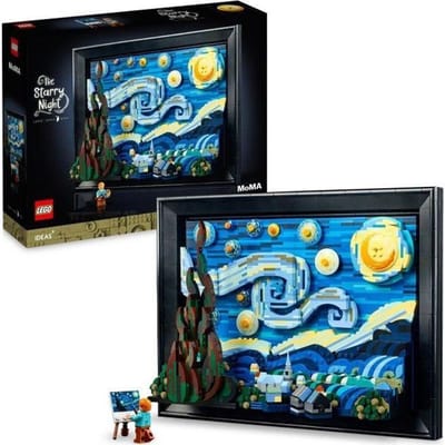 Bouwstenen - vincent van gogh: sterrennacht Lego Ideas 21333
