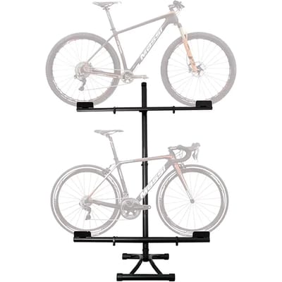 Display voor 2 aluminium fietsen Massi