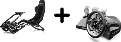 Thrustmaster T-GT II - Racestuur met 3 Pedalen + Playseat Trophy racestoel
