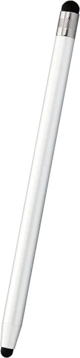 DrPhone SX V9 Metalen Stylus Pen - Dubbele Tips Capacitief Touchscreen – Universeel voor Tablet / Smartphone / Laptop - Zilver