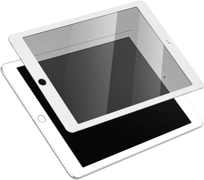 Moshi, Screenprotector geschikt voor iPad mini 7.9 (2012/2013/2014) - Oleophobic, Wit