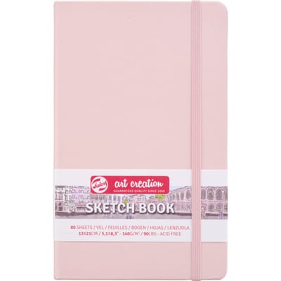 Talens Art Creation Schetsboek Pastel Roze 13 x 21 cm 140 g 80 Vellen