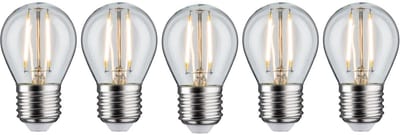 Filament 230 V LED-kogellamp E27 5x250lm 5x2,6W 2700K Helder