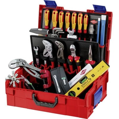 Knipex L-BOXX Gereedschapskoffer (gevuld) 52-delig Sanitair (l x b x h) 357 x 442 x 151 mm