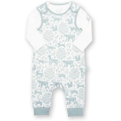 Baby body en overall set Kite Woodland Walk Dungaree