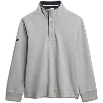 Superdry - Cotton Classics Jersey Sweatshirt Met Halve Rits - Heren - Truien