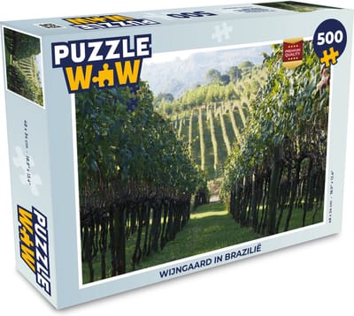 Puzzel Wijngaard in Brazilië - Legpuzzel - Puzzel 500 stukjes