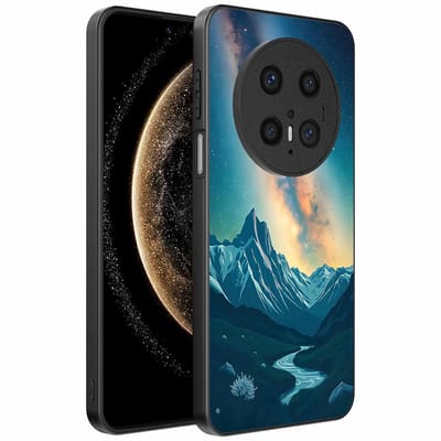 Geschikt voor Huawei Mate 70 Pro / 70 Pro Plus Telefoonhoesje met Sterrenhemel Opdruk - TPU Backcover Case With Space And Milkyway Design - Smartphonica geschikt voor Huawei Mate 70 Pro;Huawei Mate 70 Pro Plus