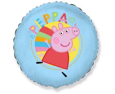 Peppa Pig Blauwe folieballon 48 cm (WP)