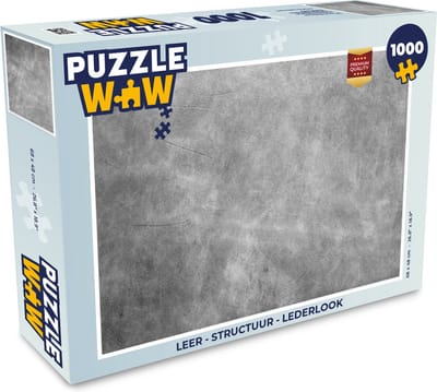 Puzzel Leer - Structuur - Lederlook - Legpuzzel - Puzzel 1000 stukjes volwassenen
