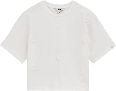 WE Fashion Meisjes T-shirt met embroideries