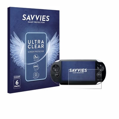 Savvies - Screenprotector voor Sony Playstation PS Vita - Folie Beschermfolie transparant 6 Stuks