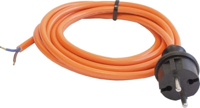 Stekkerkabel voor Buitenbouwplaats IP44 3 Meter - Oranje Stroomkabel