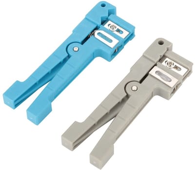 Dailygoody - Vezelstripper - Professionele Wire Stripper - Hoogwaardige Kwaliteit - Geschikt voor Coaxiale Kabels - Voor Elektriciens en Technici