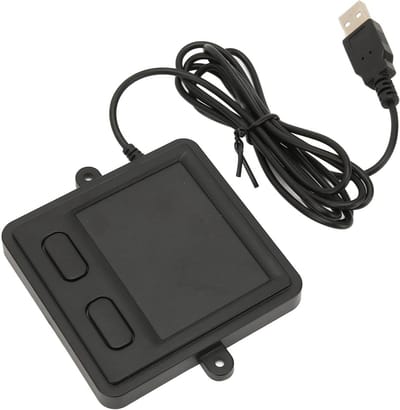 Draadloos USB Touchpad, Draagbaar Trackpad met 2 Toetsen, Gevoelig Touchpad voor Laptop en Desktop, Perfect voor Thuiswerk en Kantoorgebruik