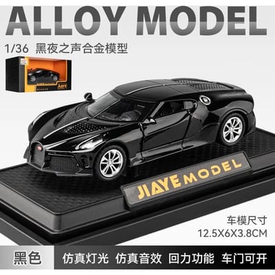 1:36 Voix De La Nuit Modèle De Voiture Moulages Sous Pression Véhicules Jouets Métal Haute Simulation Son Et Lumière Collection Cadeau Pour Enfants D201