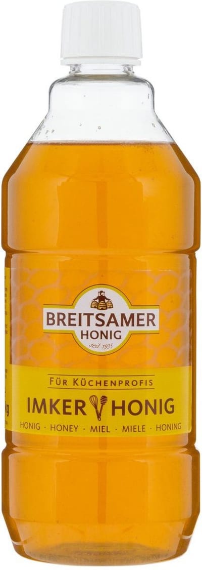 Breitsamer Honing imkergold - Fles 1 kilo