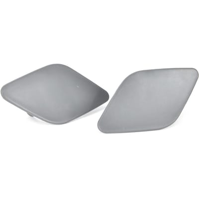 2 pièces Cache de lave-phare gauche droit 51657052427 Convient pour X6 E71 E2 2008 2014 gray