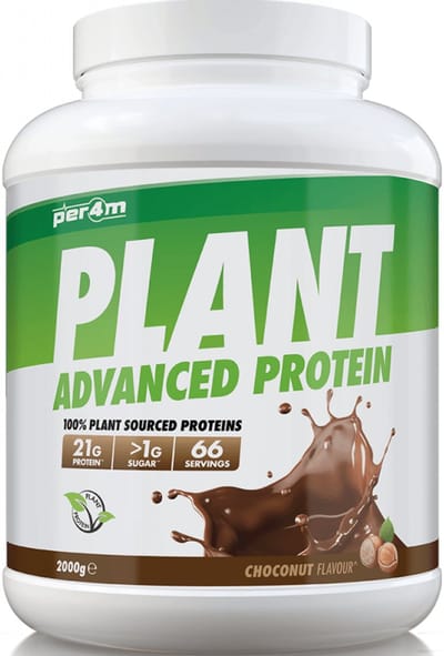 Per4m Plant Protein (2000g) Double Chocolate - Eiwitten - Veganistisch eiwit