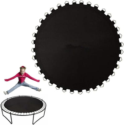 Trampoline springmat - Reservemat - Buiten sporten - Weerbestendig materiaal - 10 ft - Zwart