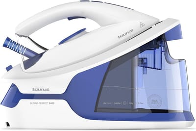 Stoomstrijkijzer 2400W met 1,5L Tank - Keramische Zoolplaat, 250g/min Stoomstoot, Verticaal Strijken, Druppelstop