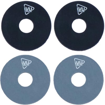 IVU Creator SB – blocs de sangle de guitare, verrous, rondelle en caoutchouc, accessoires de guitare, 4 pièces noir