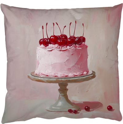 Sierkussens - Kussentjes Woonkamer - 50x50 cm - Taart - Pink - Cherry