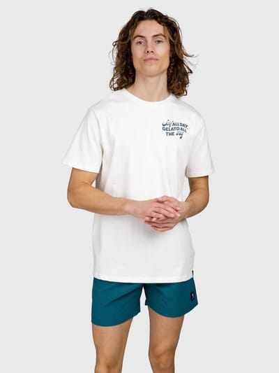 Brunotti - Ittalo - T-Shirt Snow - 100% Katoen - Regular Fit - Crewneck - S