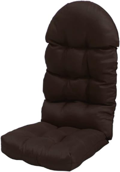 Stoel Kussen - Lounge Kussen - Buiten Ontspannen - Waterbestendige Stof - 19x16x28 Inch - Grijs