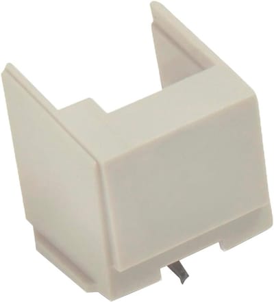 Platenspeler Naald - Reservenaald Diamantnaald - Muziek Luisteren - Compatibel met 3 Snelheden - 10 g - Wit