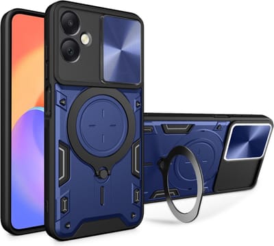 Hoesje geschikt voor Samsung Galaxy A06 4G/5G - Techsuit CamGuard Pro Back Cover - Blauw