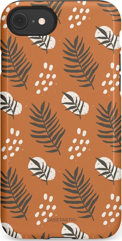 Casetastic Hoesje Geschikt voor Apple iPhone 7/8/SE - Stijlvolle Beschermende Duo-layer Case - Rustiek ritme