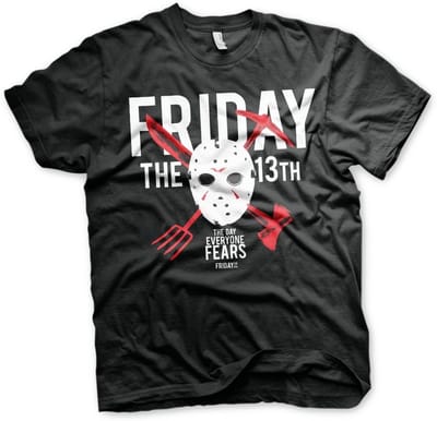 Friday the 13th The Day Everyone Fears Big Tall T-shirt WB-1-F13TH007-H62-12