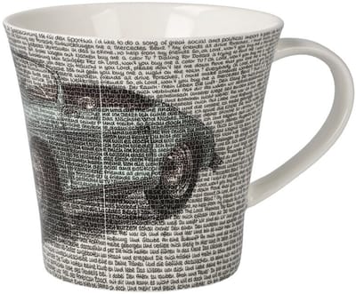 Goebel - Saxa | Koffie / Thee Mok Porsche 356 Green | Beker - porselein - 350ml - 2 stuks