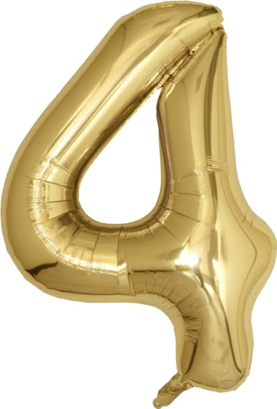 BTH – Feestartikelen – Ballonnen – Champagne Goud - Feestje – Cijfer - Ballon - Verjaardag Versiering - Feestversiering – Decor - helium