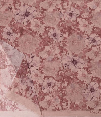 ROECKL sjaal Flower Wind Scarf Rose oud roze