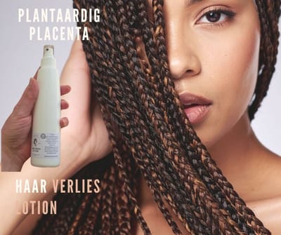 Handgemaakte haar lotion tegen haar verlies - plantaardig placenta en aminozuren - sterk haar 200ml