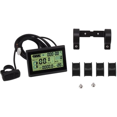 LCD3U Elektrische Fiets LCD Display Meter ABS SM Kop Elektrische Fiets Displayscherm Bedieningspaneel met
