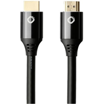Oehlbach D1C92496 HDMI-kabel HDMI Aansluitkabel HDMI-A-stekker, HDMI-A-stekker 5.00 m Zwart 8K UHD, Vergulde steekcontacten
