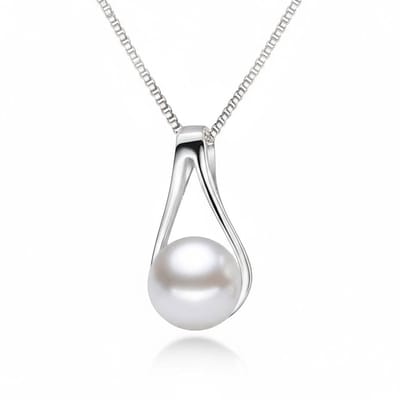 Aramat Jewels | Halskettingen | Zilveren Parel Ketting dames | | | |1,5mm | Zilver | Volwassenen | Verkleurd niet