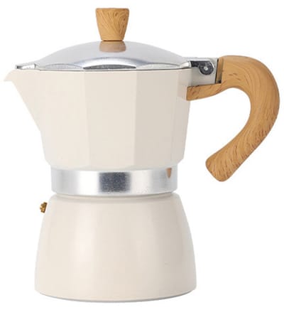 longziming -150 ml Espresso Koffiemaker voor Inductie – Aluminium Mokkakan met Veiligheidsventiel, Espressopot voor 2 Kopjes, Traditionele Percolator voor Aromatische Koffie, Geschikt voor Gas & Elektrisch Fornuis