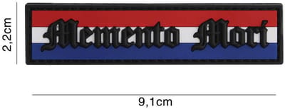 Embleem 3D PVC Memento Mori Nederland