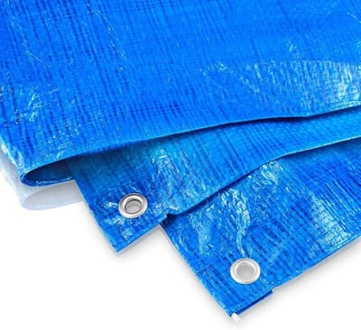 Dekzeil Blauw - Afdekzeil - Objecten Beschermen - Versterkte Waterdichte Randen - 2 x 3 Meter