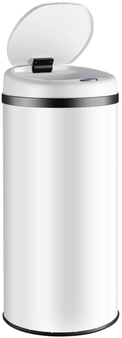 AHD® Prullenbak met Sensor - Prullenbak - Afvalbak - Wit - 30cm x 30cm x 53cm