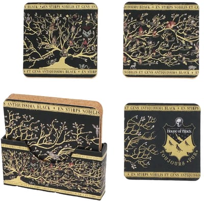 Harry Potter Black Family Set Onderzetters (4 stuks)