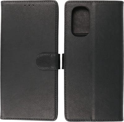LuxeBass Hoesje geschikt voor Motorola Moto G62 - Boekhoesje - Telefoonhoes - GSM hoes - Zwart gsm hoesje - telefoonhoes - telefoonhoesjes