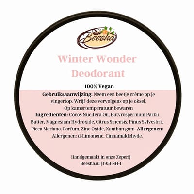 Beesha - Natuurlijke Deodorant Winter Wonder
